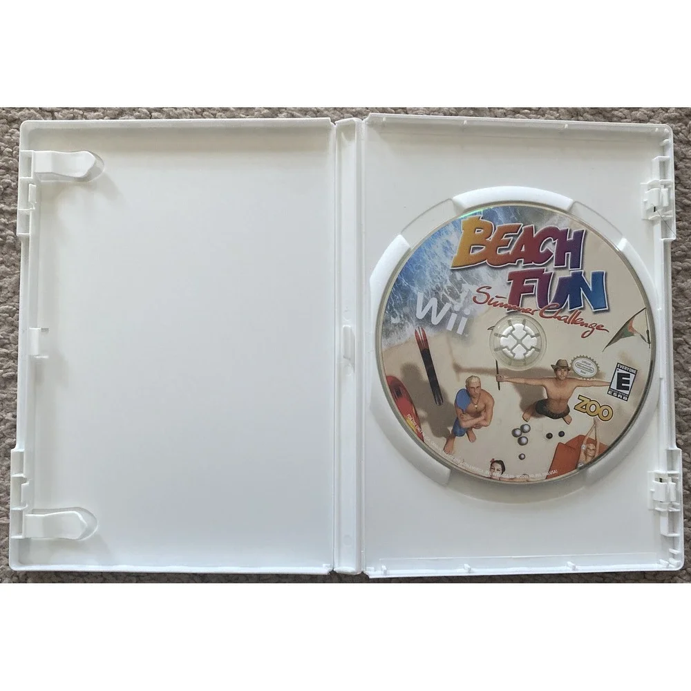 Nintendo Wii : Beach Fun VideoGames Summer Challenge